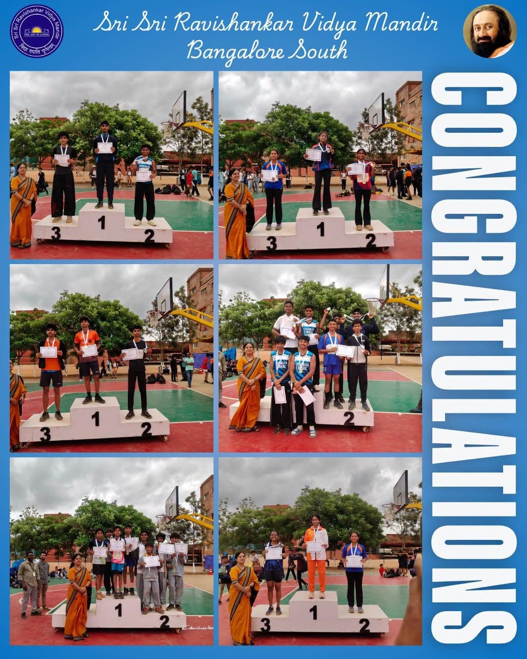 Medal tally across individual and relay events