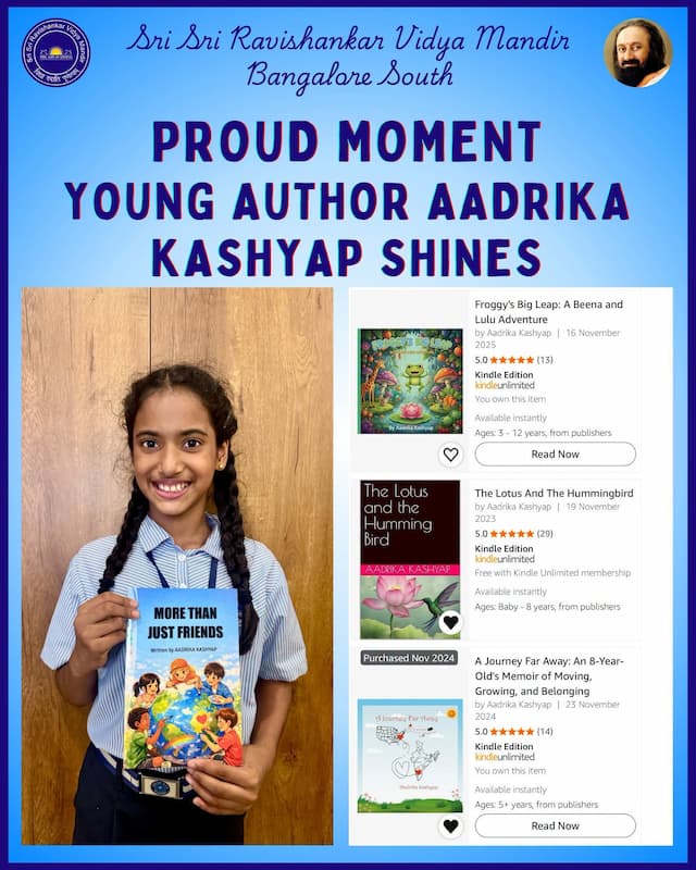 Extraordinary achievement of our young author, Aadrika Kashyap