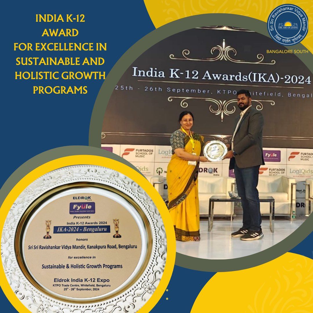 India K-12 Awards 2024 for Excellence in Sustainable and Holistic Growth Programs