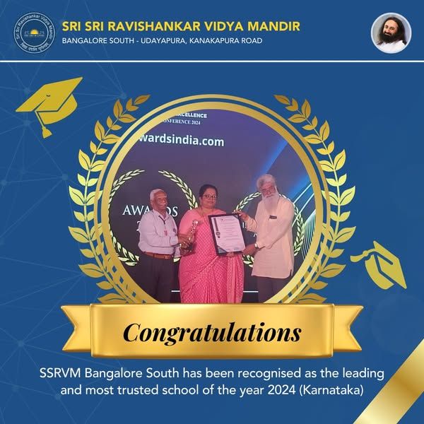 Most trusted school of the year 2024 (Karnataka) by Edu Awards India